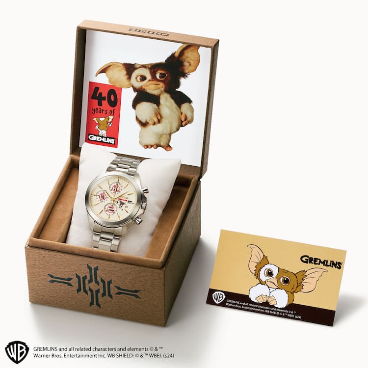 グレムリン」3つの約束がちりばめられたコラボ腕時計発売、箱まで 