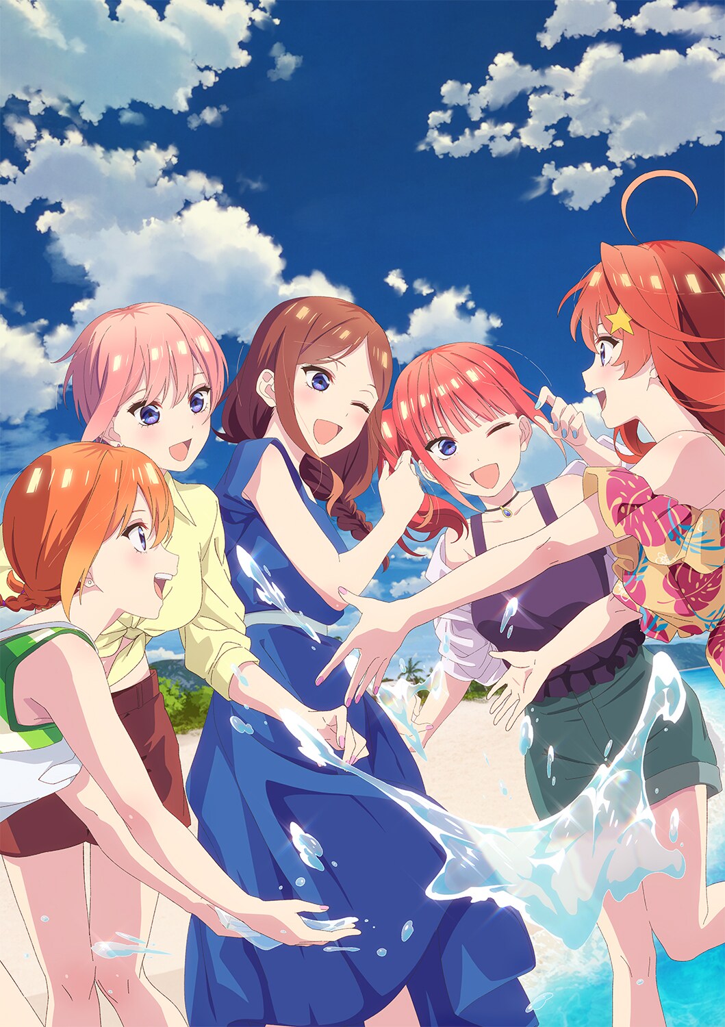 五等分の花嫁＊」ビジュアル - 年末年始は「五等分の花嫁」、BS11で
