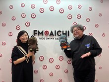 「特撮ラジオ大作戦！」パーソナリティの樋口真嗣 （右）と黒江美咲（左）