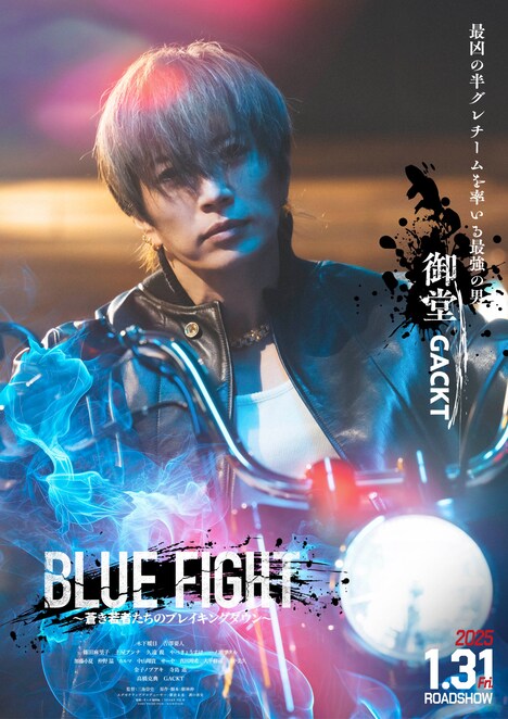 「BLUE FIGHT ～蒼き若者たちのブレイキングダウン～」キャラクタービジュアル（御堂静ver.）