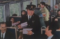 「喜劇 団体列車」場面写真 © 東映