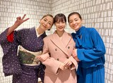 「広瀬すずの『よはくじかん』」より、左から宮沢りえ、広瀬すず、尾野真千子