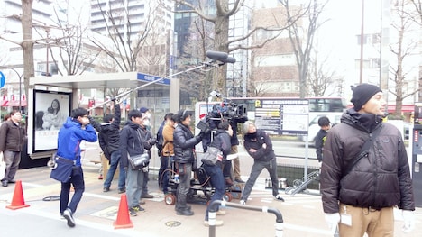 映画の撮影風景