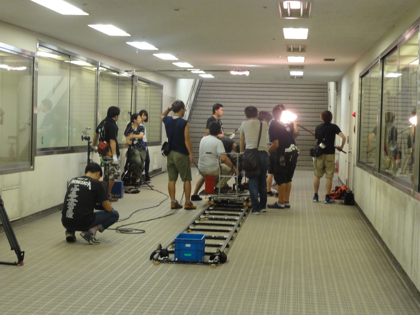 映画の撮影風景