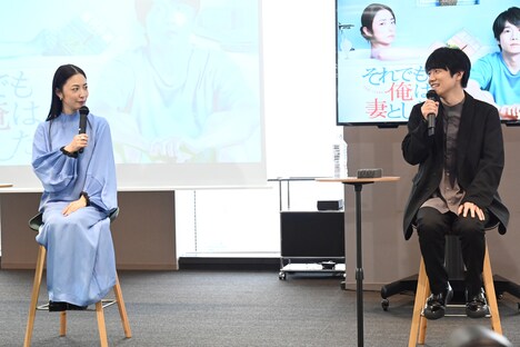 左からMEGUMI、風間俊介