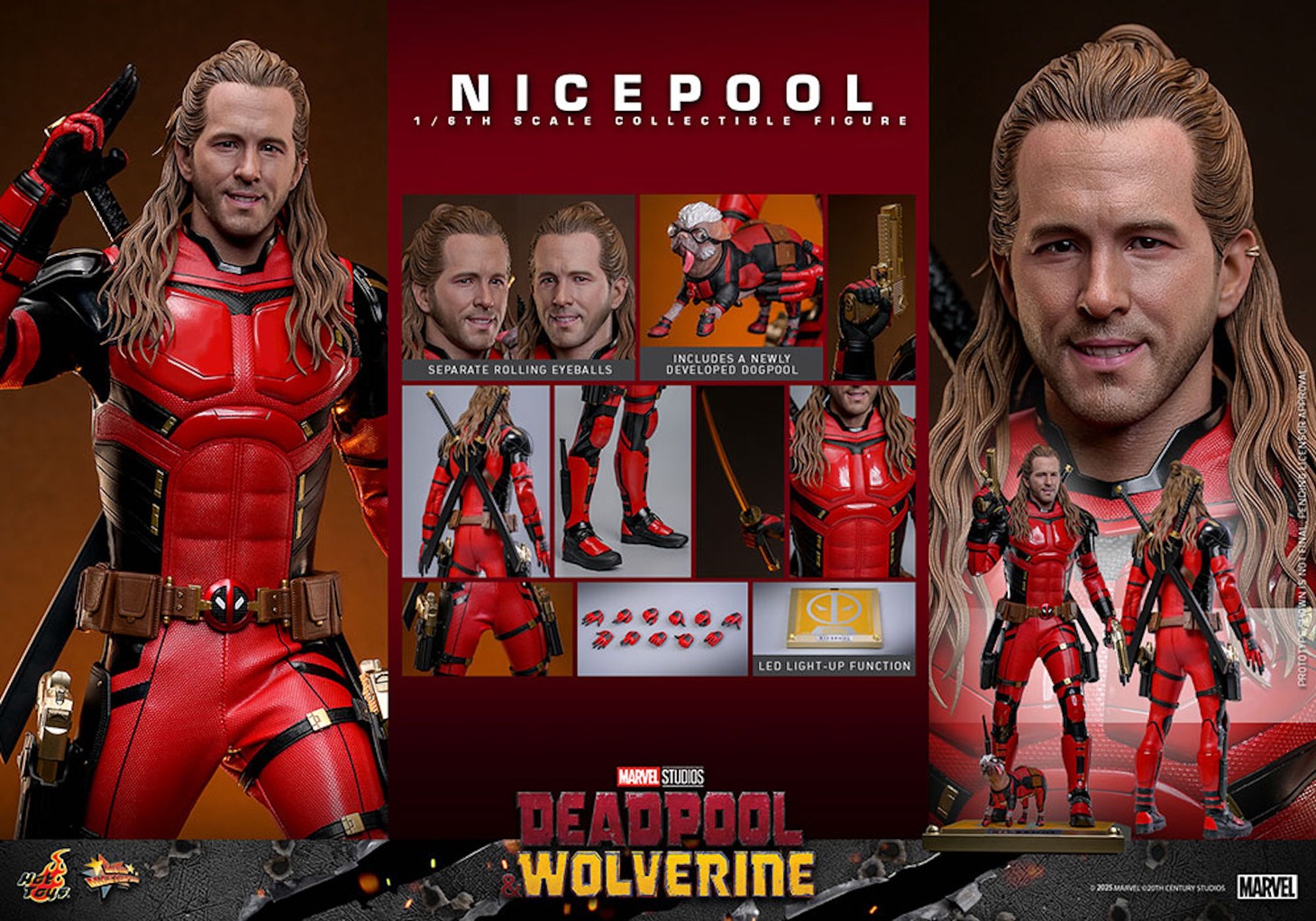 【ムービー・マスターピース】「デッドプール＆ウルヴァリン」1/6スケールフィギュア ナイスプール