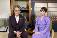 「船越英一郎の昭和再生ファクトリー」より、船越英一郎（左）と阪田マリン（右）