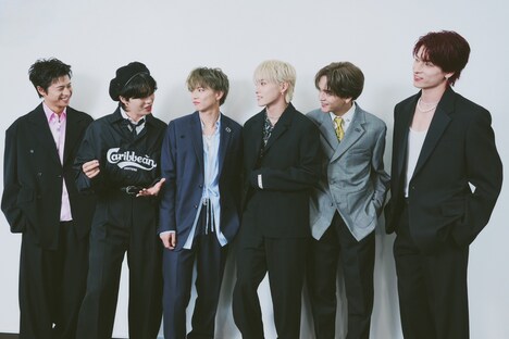 「逃走中 THE MOVIE」のキャスト。左から瀬口黎弥、木全翔也、佐藤大樹、川西拓実、中島颯太、金城碧海