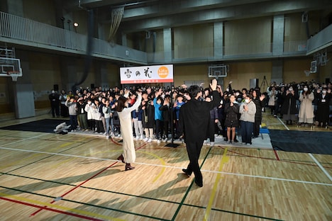 映画「雪の花 ―ともに在りて―」親子特別試写イベントの様子