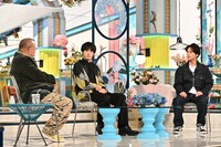 「A-Studio+」1月10日放送回より、左から笑福亭鶴瓶、赤楚衛二、藤ヶ谷太輔