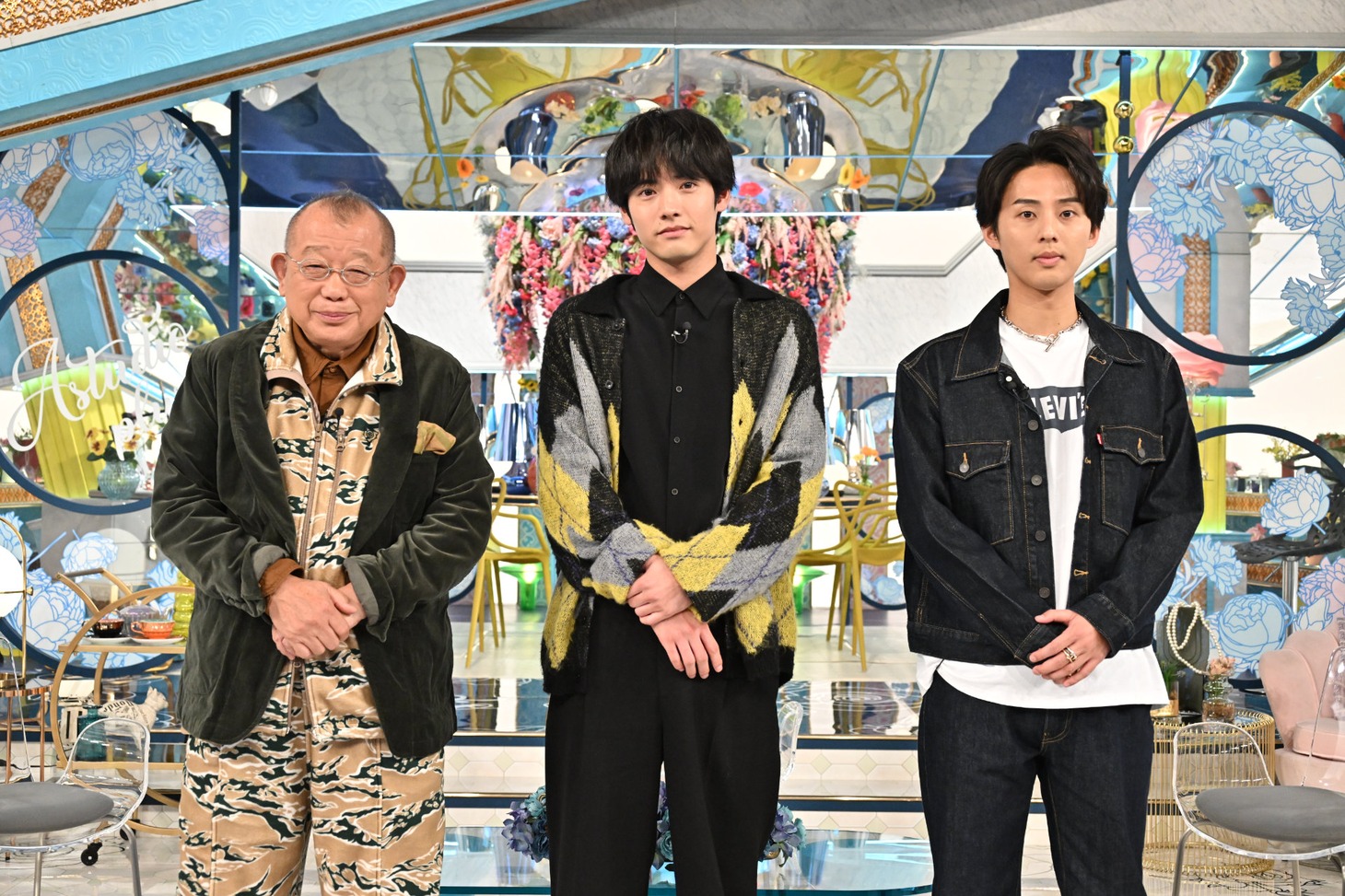 「A-Studio+」1月10日放送回より、左から笑福亭鶴瓶、赤楚衛二、藤ヶ谷太輔