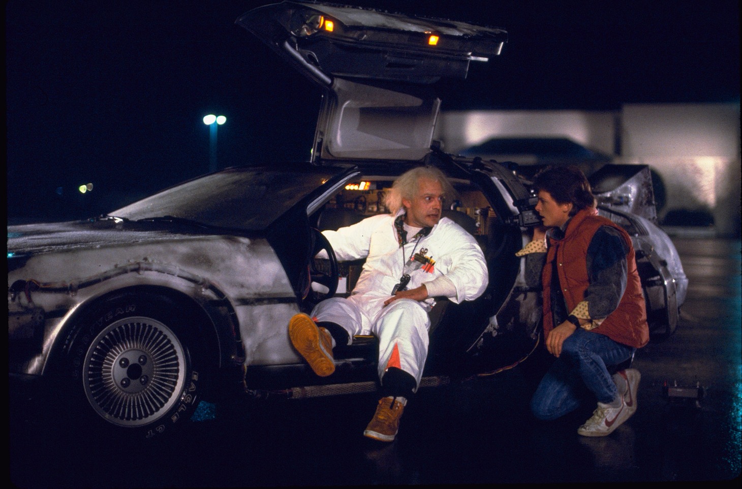 「バック・トゥ・ザ・フューチャー」場面写真 ©︎1985 Universal City Studios, Inc. All Rights Reserved.