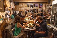 「ムービンピック」上映会後の打ち上げ風景