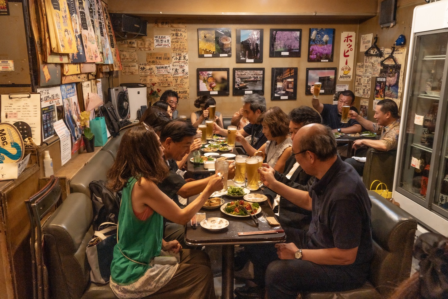 「ムービンピック」上映会後の打ち上げ風景