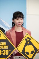 日曜ドラマ「ホットスポット」制作発表会見より、平岩紙