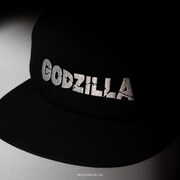「GODZILLA | CA4LA LOGO CAP（BLACK）」（税込1万1550円）