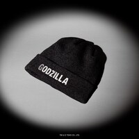 「GODZILLA | CA4LA LOGO KNIT CAP（BLACK）」（税込6600円）