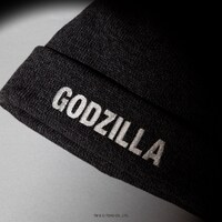 「GODZILLA | CA4LA LOGO KNIT CAP（BLACK）」（税込6600円）