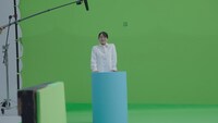 「AI DIC岡里帆」メイキング写真