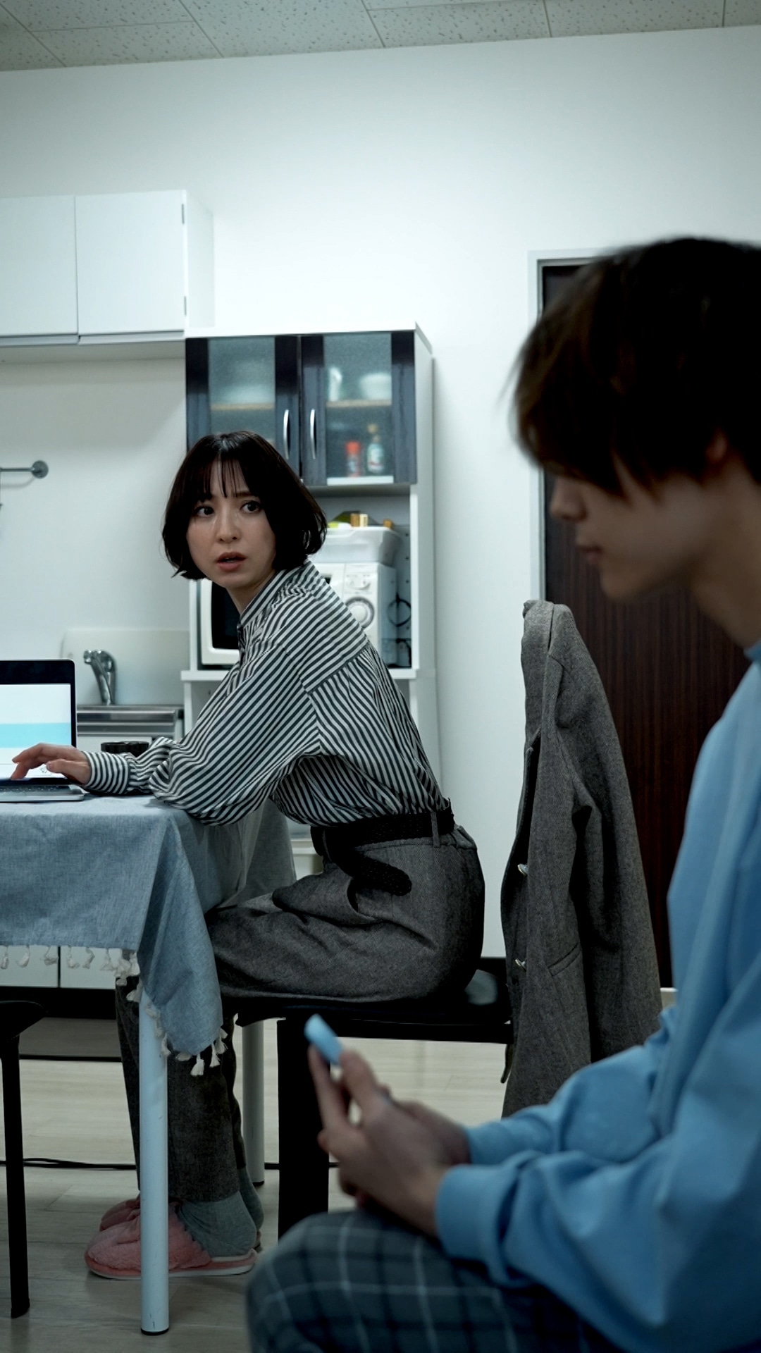 「優しい彼氏の言葉はAI!?」場面写真