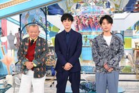 「A-Studio+」1月17日放送回より、左から笑福亭鶴瓶、松坂桃李、藤ヶ谷太輔