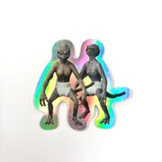 「ディックス!! ザ・ミュージカル」初日プレゼントのオリジナルプリズムステッカー