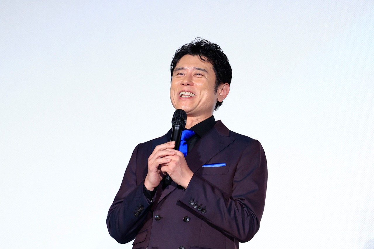 映画「大きな玉ねぎの下で」完成披露舞台挨拶より、原田泰造