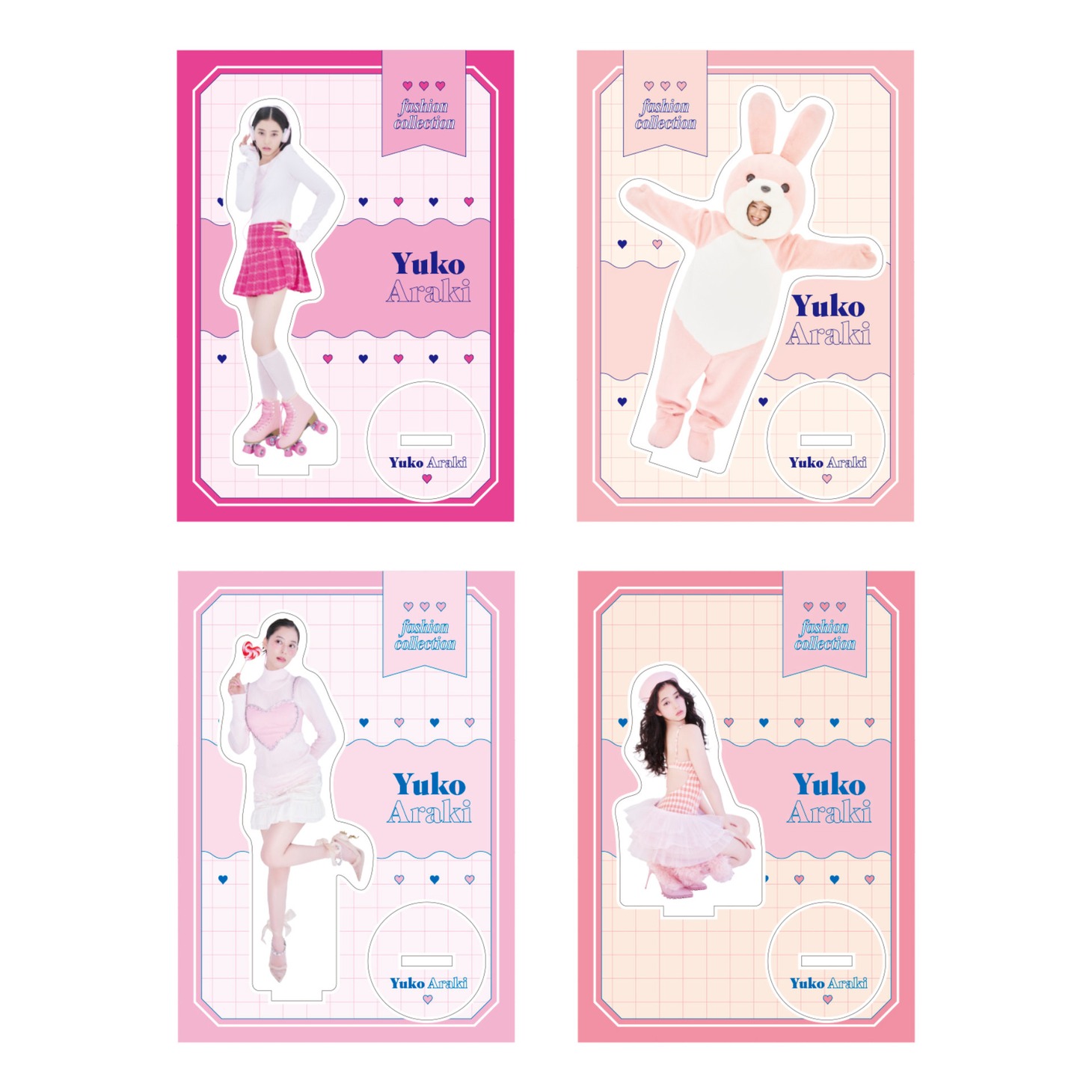 「新木優子オフィシャルカレンダー2025.4-2026.3」アクリルスタンド