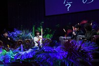 「クジャクのダンス、誰が見た？」制作発表会見の様子