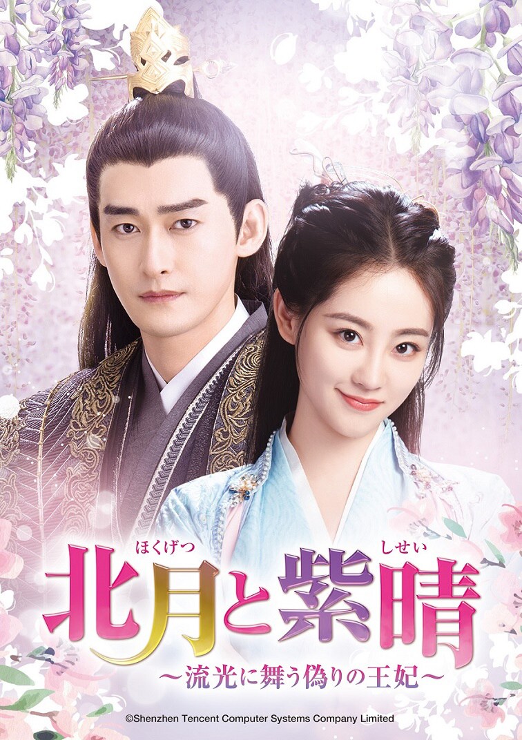 中国ドラマ「北月と紫晴～流光に舞う偽りの王妃～」（原題「流光引」）ビジュアル