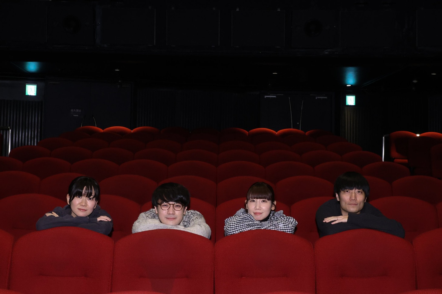 左から生方美久、蓮見翔、根本宗子、奥山由之