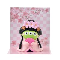 リトル・グリーン・メン／エイリアン マスコット 着物 Sakura（税込1900円）