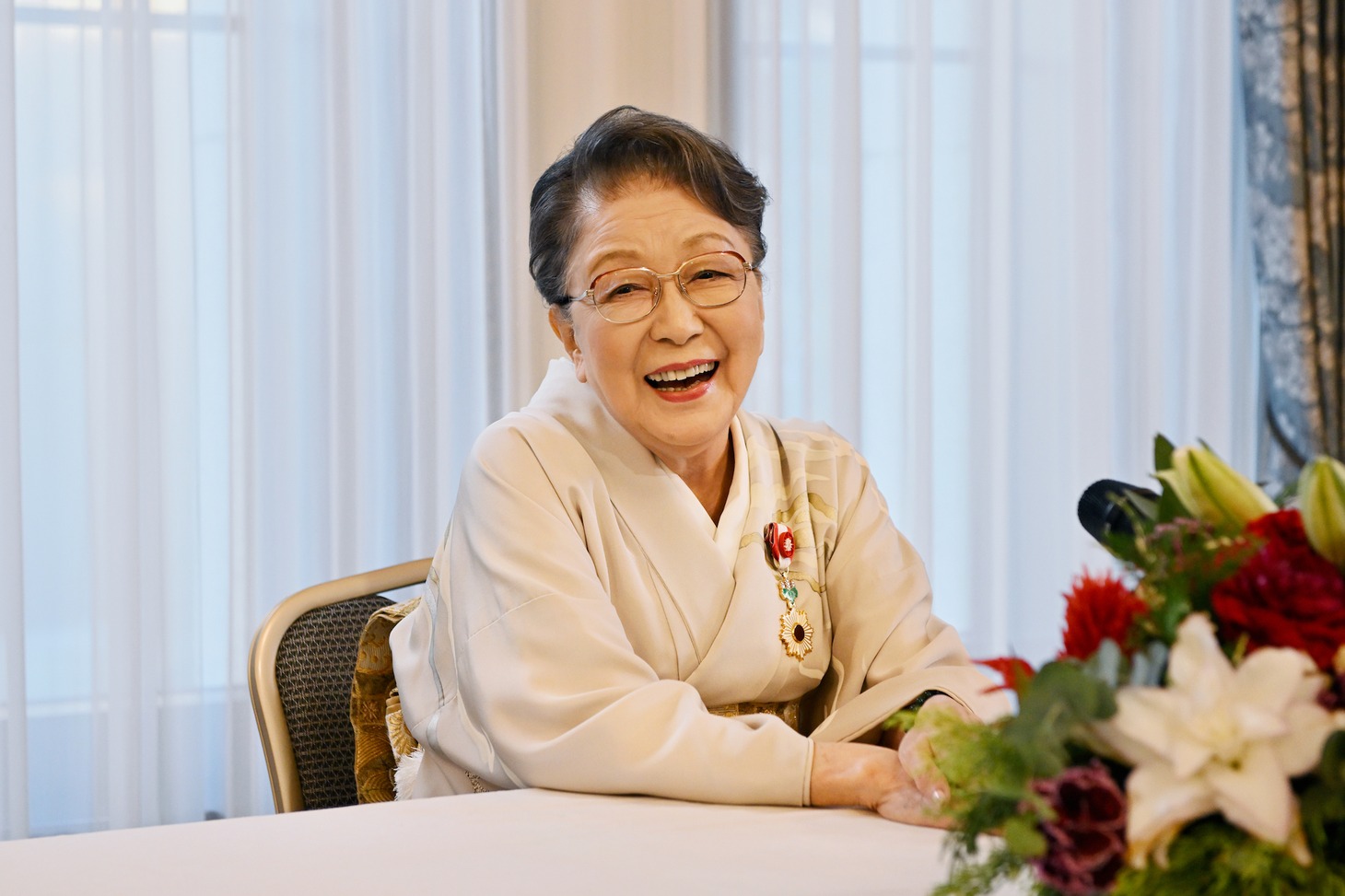 「九十歳。何がめでたい」より、草笛光子 ©2024映画「九十歳。何がめでたい」製作委員会 ©佐藤愛子／小学館