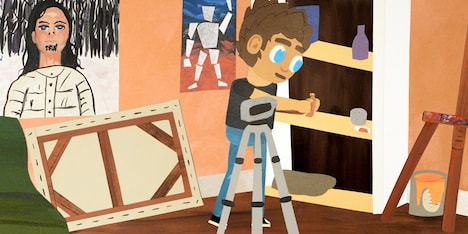 「ペーパーカット：インディー作家の僕の人生」場面カット