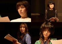 「Page30」キャスト。左上から時計回りに唐田えりか、林田麻里、MAAKIII、広山詞葉。