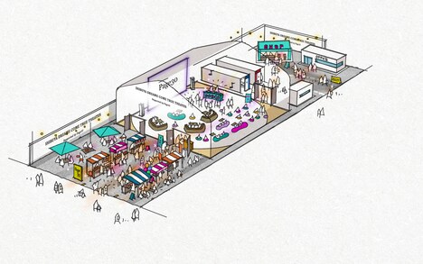 「渋谷 ドリカム シアター supported by Page30」のコンセプトスケッチ