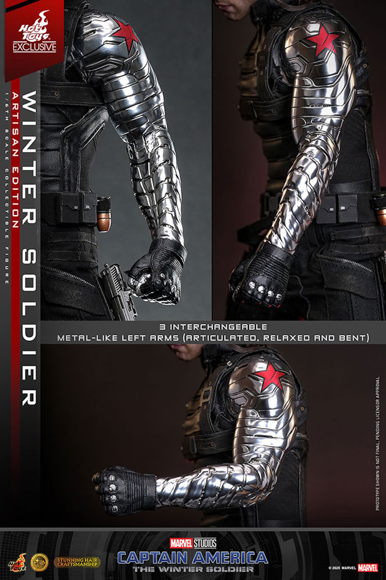【ムービー・マスターピース アルチザン】「キャプテン・アメリカ／ウィンター・ソルジャー」1/6スケールフィギュア ウィンター・ソルジャー［ボーナスアクセサリー付き］