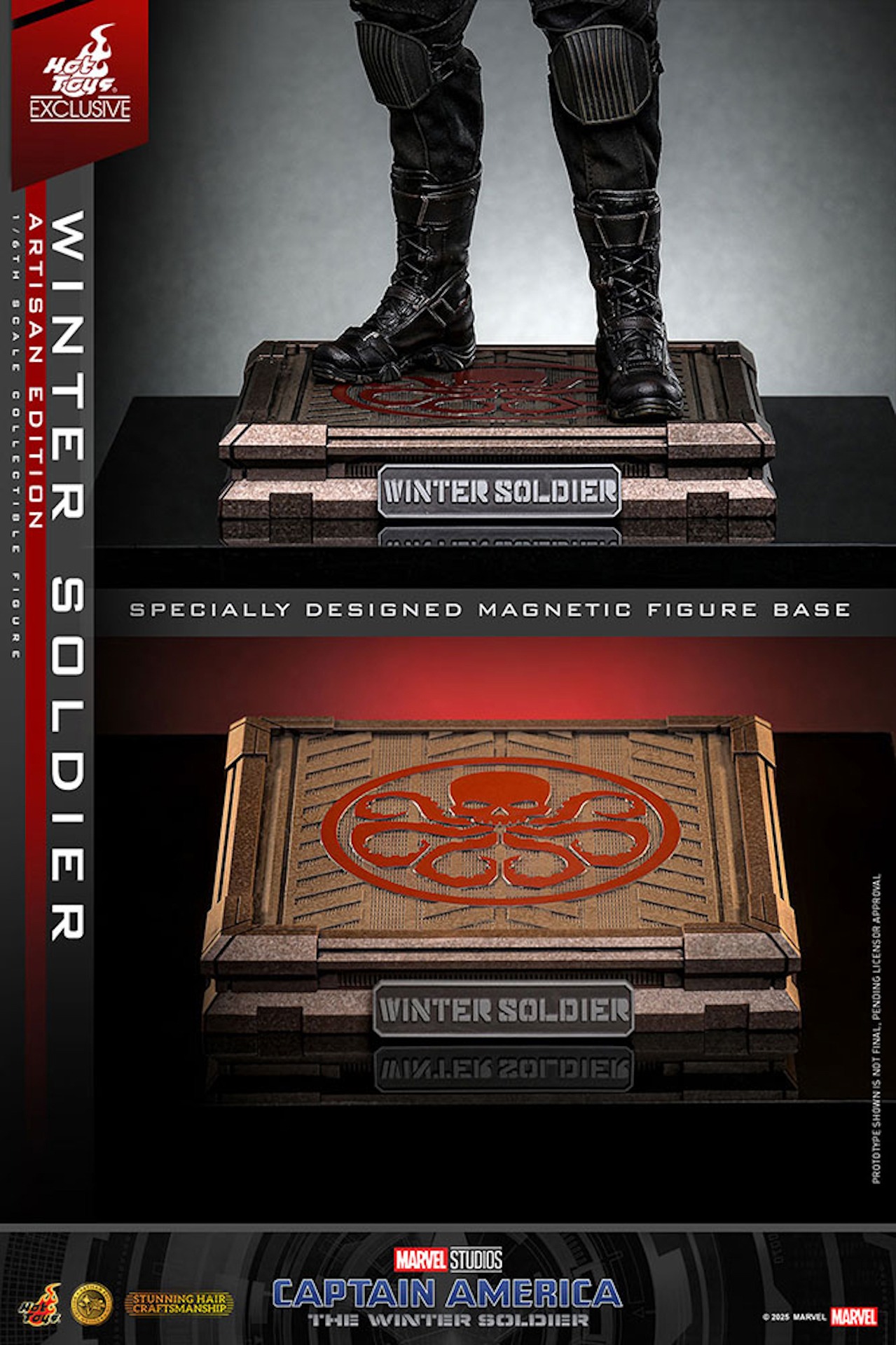 【ムービー・マスターピース アルチザン】「キャプテン・アメリカ／ウィンター・ソルジャー」1/6スケールフィギュア ウィンター・ソルジャー［ボーナスアクセサリー付き［