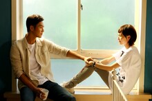 中国ドラマ「マイ・サンシャイン～何以笙簫默～」より、左からウォレス・チョン（鐘漢良）演じるホー・イーチェン、ティファニー・タン（唐嫣）演じるチャオ・モーション  ©GCOO