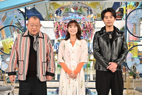 「A-Studio+」1月31日放送回より、左から笑福亭鶴瓶、芳根京子、藤ヶ谷太輔