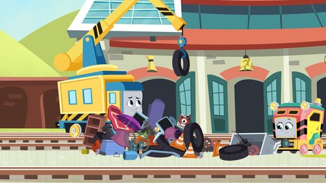 「映画 きかんしゃトーマス ぼくのたいせつなともだち」場面カット