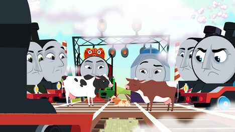 「映画 きかんしゃトーマス ぼくのたいせつなともだち」場面カット