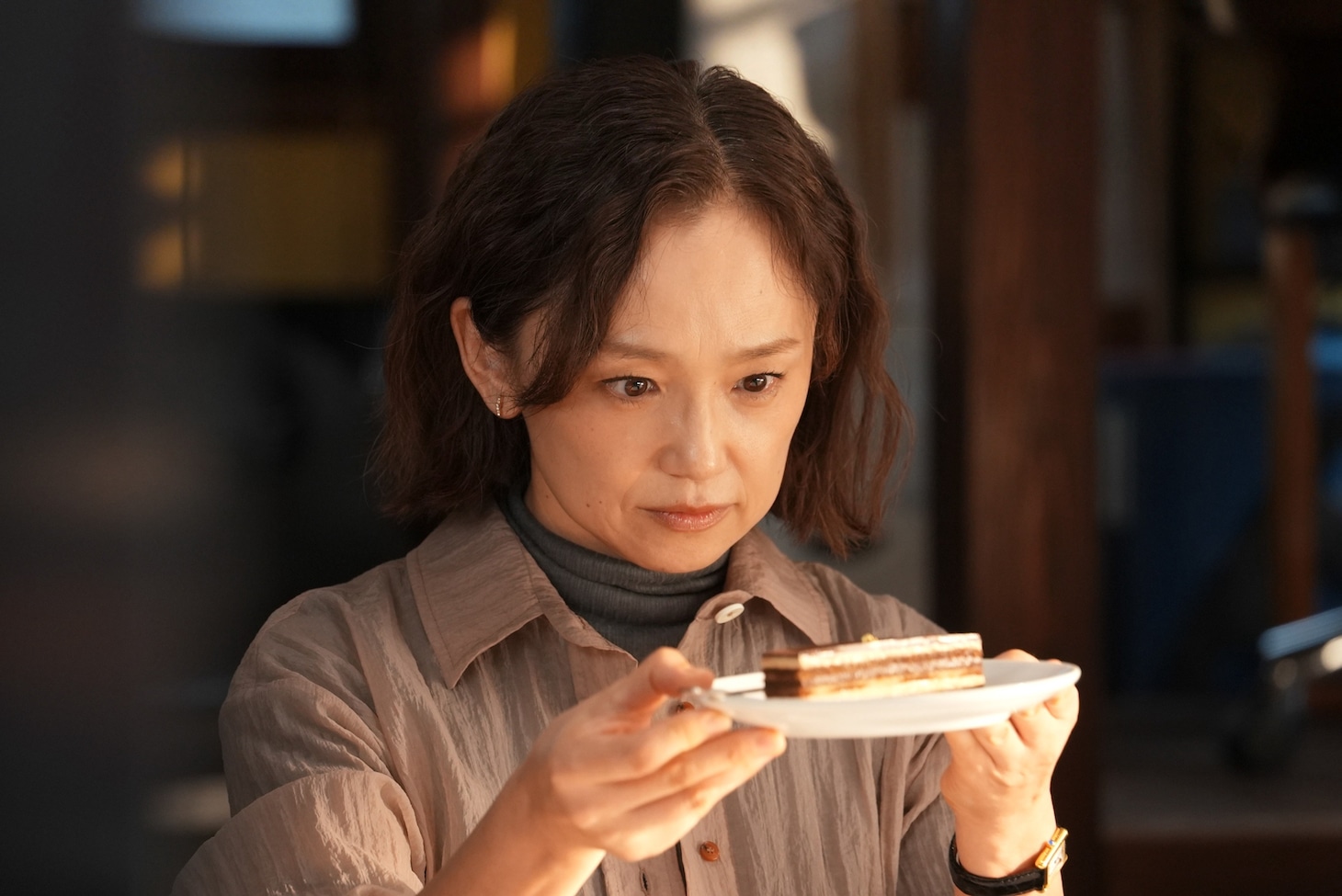 「バニラな毎日」より、永作博美演じる佐渡谷真奈美 (c)NHK