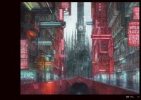 「草森秀一アニメーション美術画集」中面