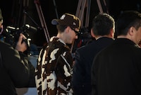 ファンと交流するティモシー・シャラメ