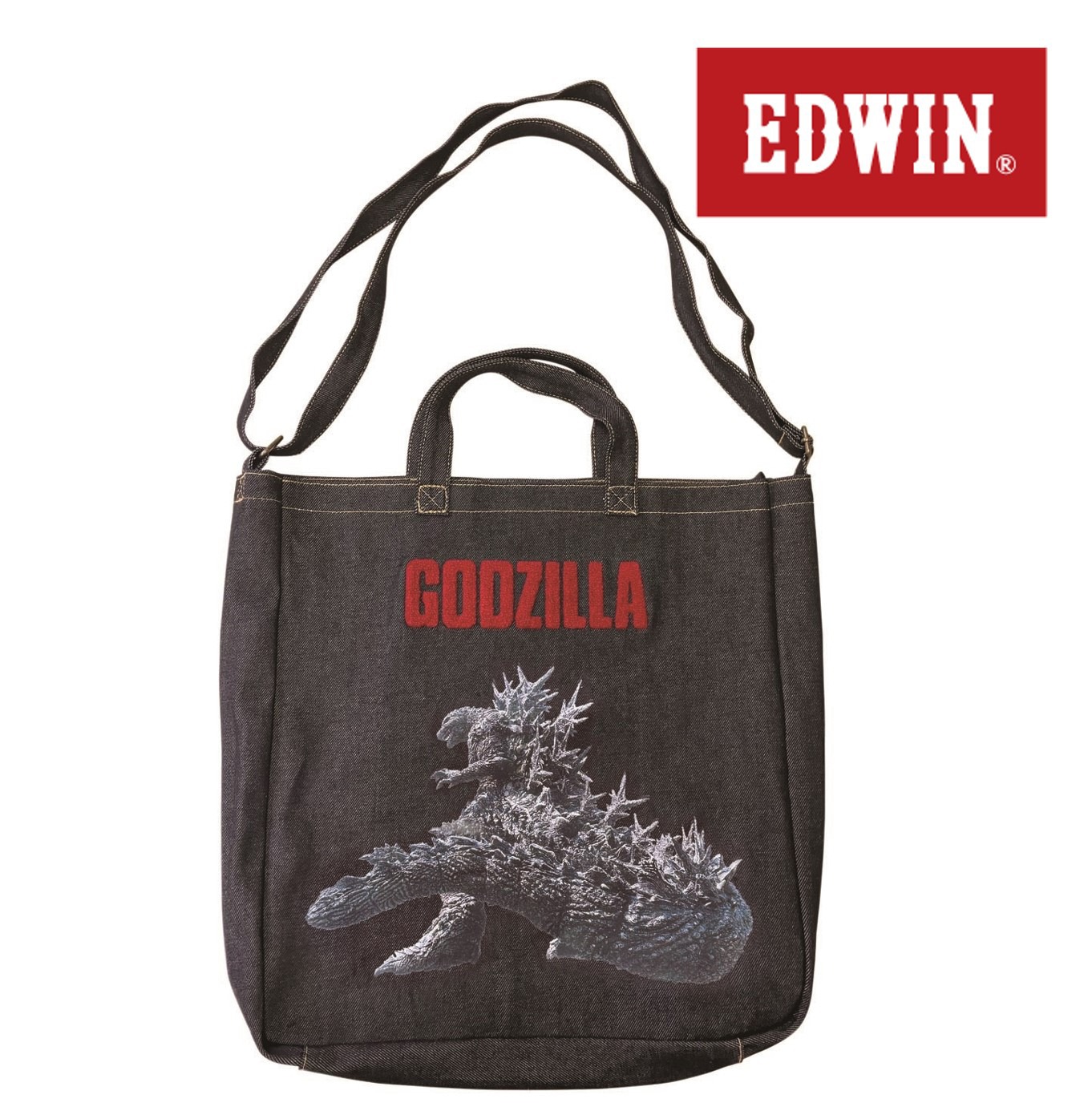 ゴジラ EDWIN 2WAYトートバッグ（税込7700円）
