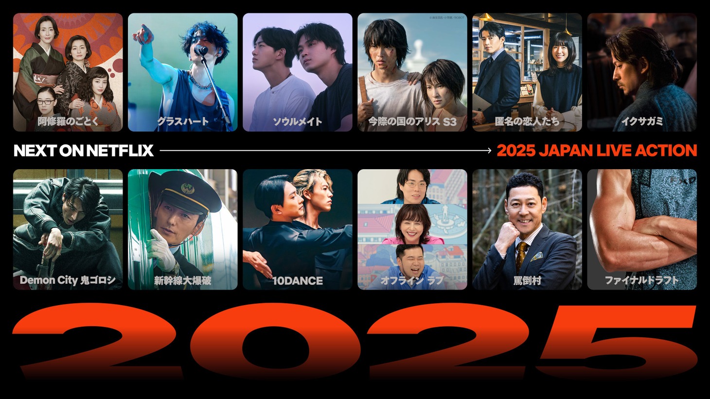 Netflix2025年配信作品