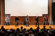 福岡・西南学院大学で開催された「ゆきてかへらぬ」本編上映付きティーチインイベントの様子