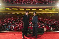 映画「カラオケ行こ！」中国・上海での舞台挨拶の様子