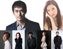 上段左から阿部寛、菜々緒。下段左からYOUNG DAIS、サヘル・ローズ、津田健次郎、アリッサ・チア、リン・ボーホン